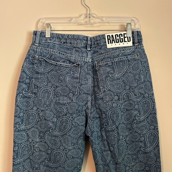 Ragged Priest Paisley Print Jeans Size 32 - Picture 5 of 8